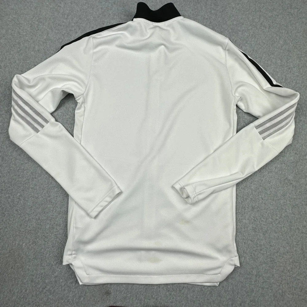 Adidas Mens White Black Aeroready Primegreen Track Jacket GM7309 Size S